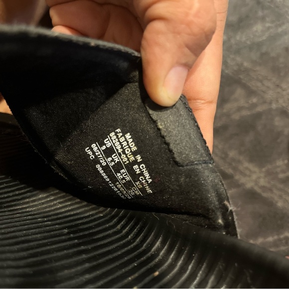 Nike Black Slide Sandals with Logo - Picture 2 of 5